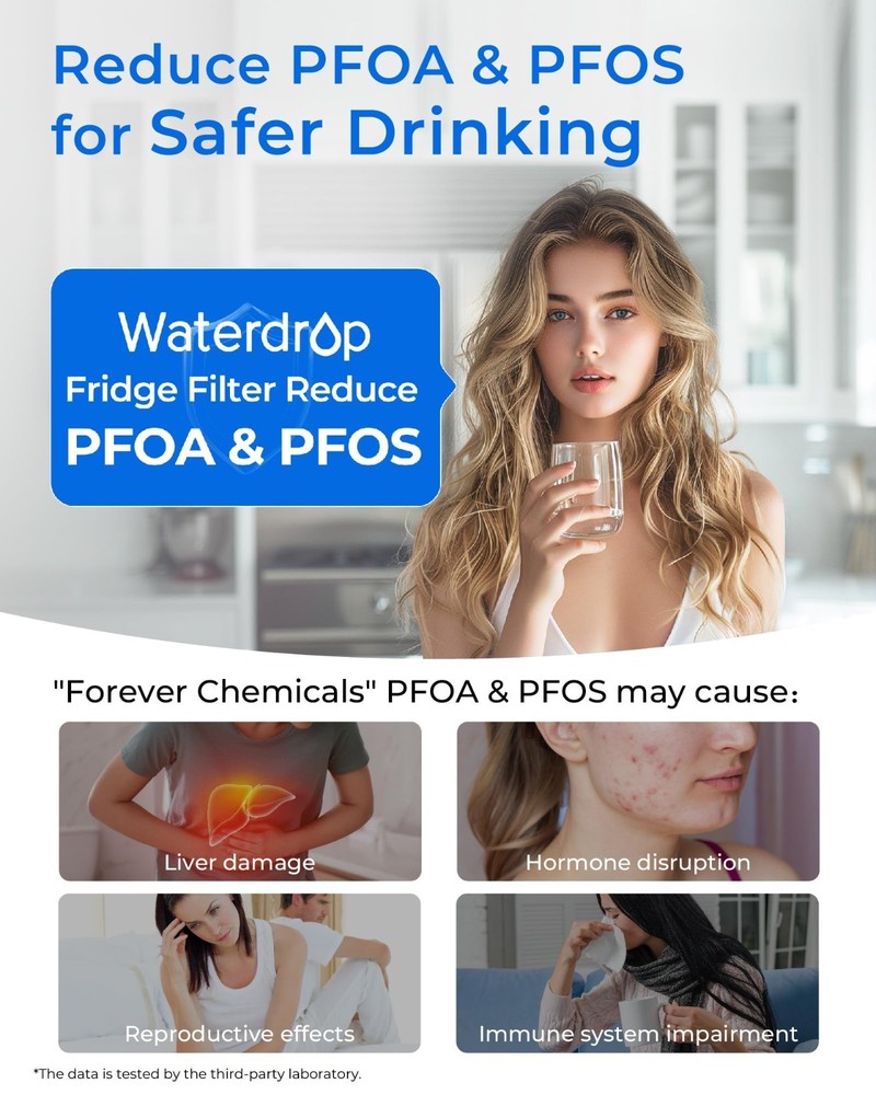 Waterdrop DA29-00020B Refrigerator Water Filter, Replacement for Samsung HAF-CIN