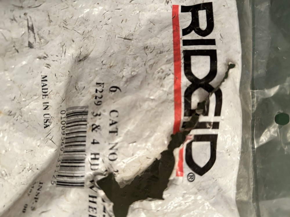 Ridgid F229 Hd Replacement Cutter Wheel