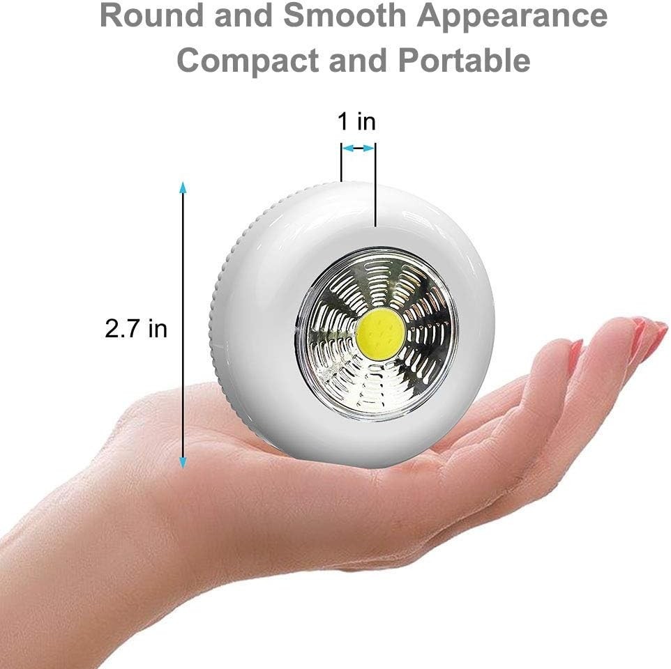 Tap Light Push Lights 6 Pack Portable Bright LED Puck Light Touch Light Night