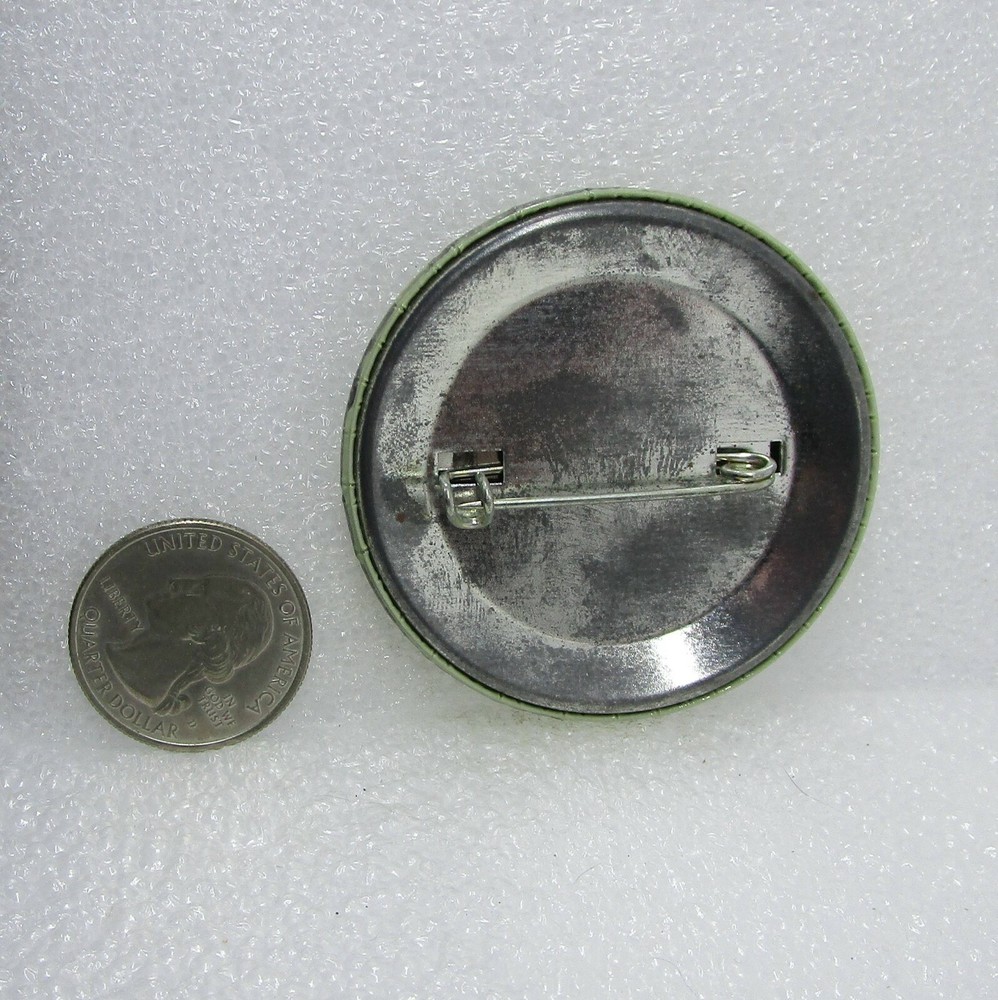 Right Team Right Time Button Pin