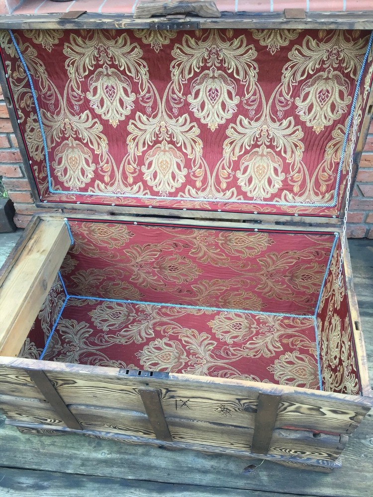 Unique Handmade Storage Trunk Coffee Table Custom Order