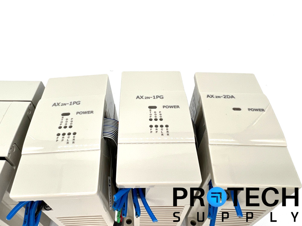 Mitsubishi MELSEC FX3U-32M CPU + AX2N-1PG Programmable Controller w/ WARRANTY