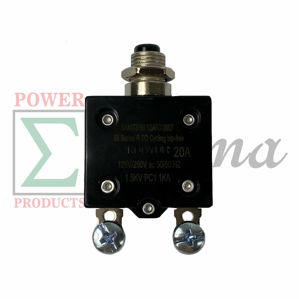 20A Push Button Circuit Breaker For Generac GP6500 (E) XC6500 (E) Generator