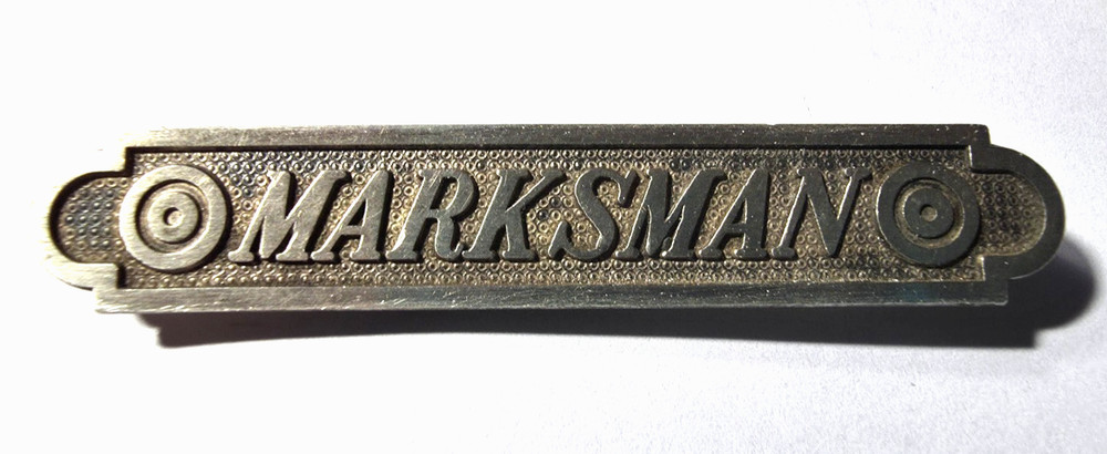 WW1 Original USMC Marksman Award Pin