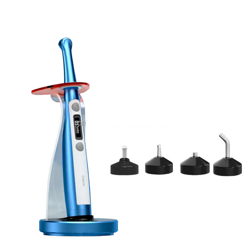 Dolphin Dental Wireless LED Resin Curing Light Caries Detection with Light Meter