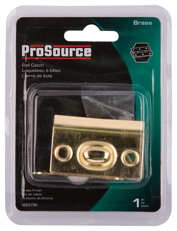 NEW PROSOURCE BRASS ADJUSTABLE CABINET BALL CATCH 4605796