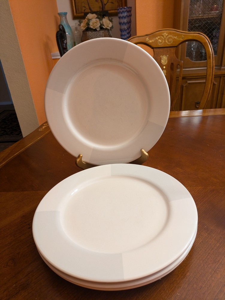 Dinner Plate Arctic White by Nautica 4 Piece Dinnerware Plates