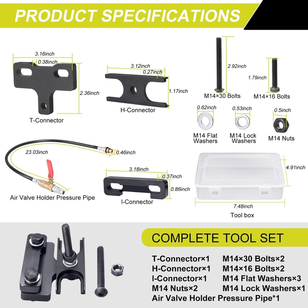 Upgraded 67605 Valve Spring Compressor Tool with Box - Engine Valve Spring Co...