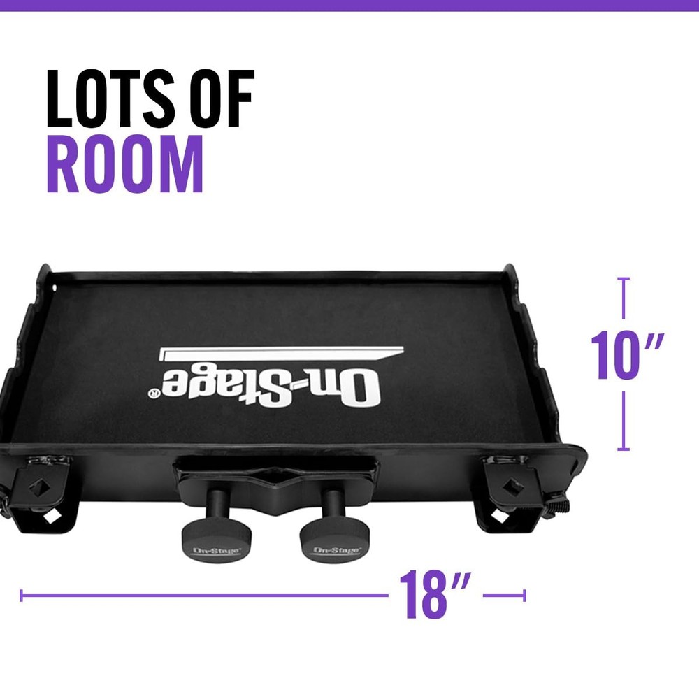 Percussion Tray with Soft Case Accessory Mount - On-Stage