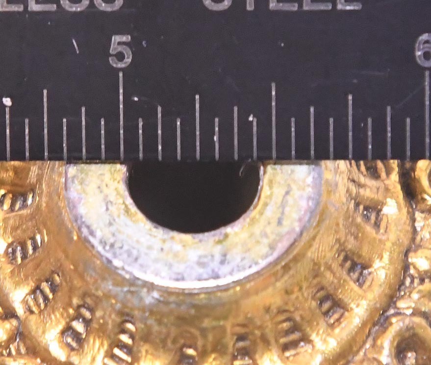 VINTAGE BRASS FINISH LIGHT PART