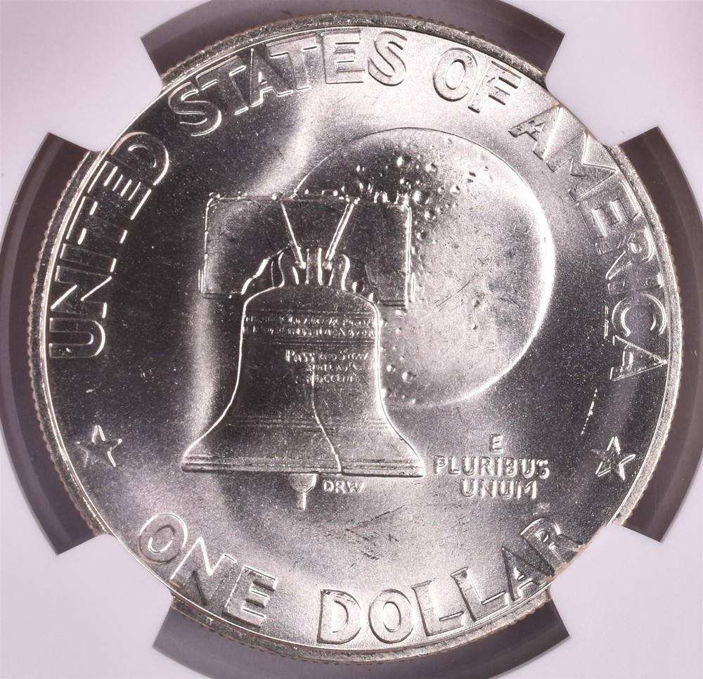 1776-1976-S Eisenhower Silver Dollar - NGC MS66 - Sight White Approved