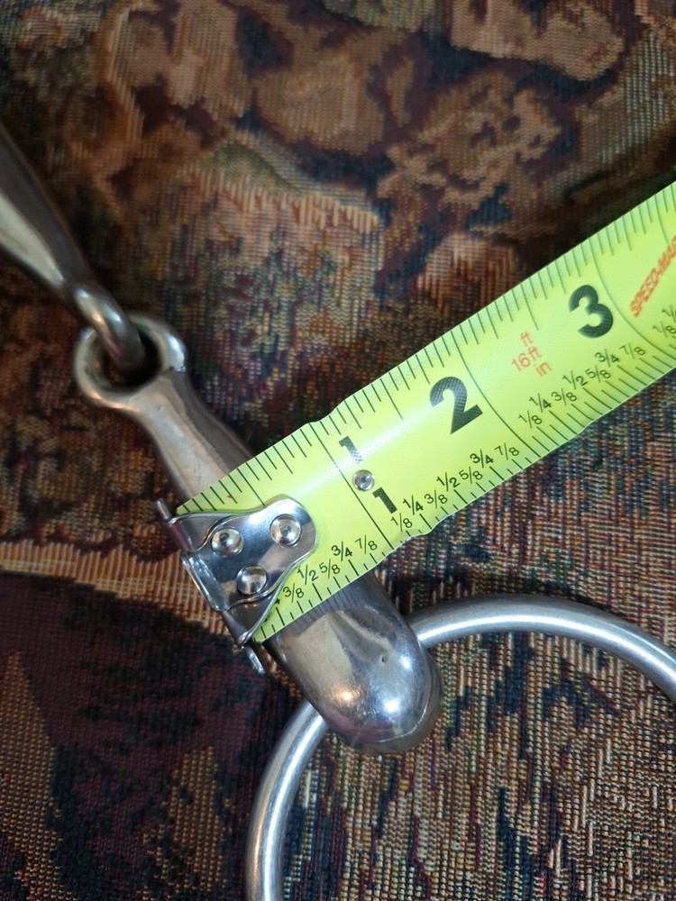 Hollow Mouth Loose Ring Snaffle Bit Fat 5 1/2"