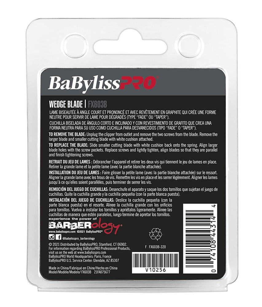 BaBylissPRO Replacement Black Graphite Wedge Blade | FX603B