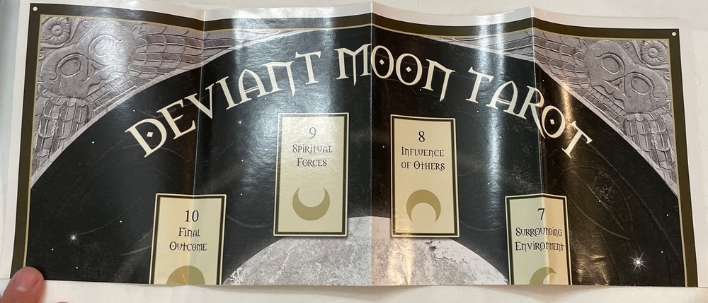 Deviant Moon Premier Edition Tarot Kit, Complete wth Deck, Book, Spread Sheet!