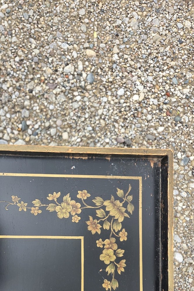 Gilded Chinoiserie Style Side Table