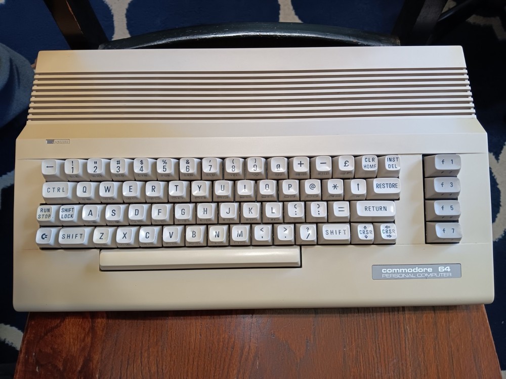 CLEANED, TESTED, WORKING, and RECAPPED NTSC Commodore 64.