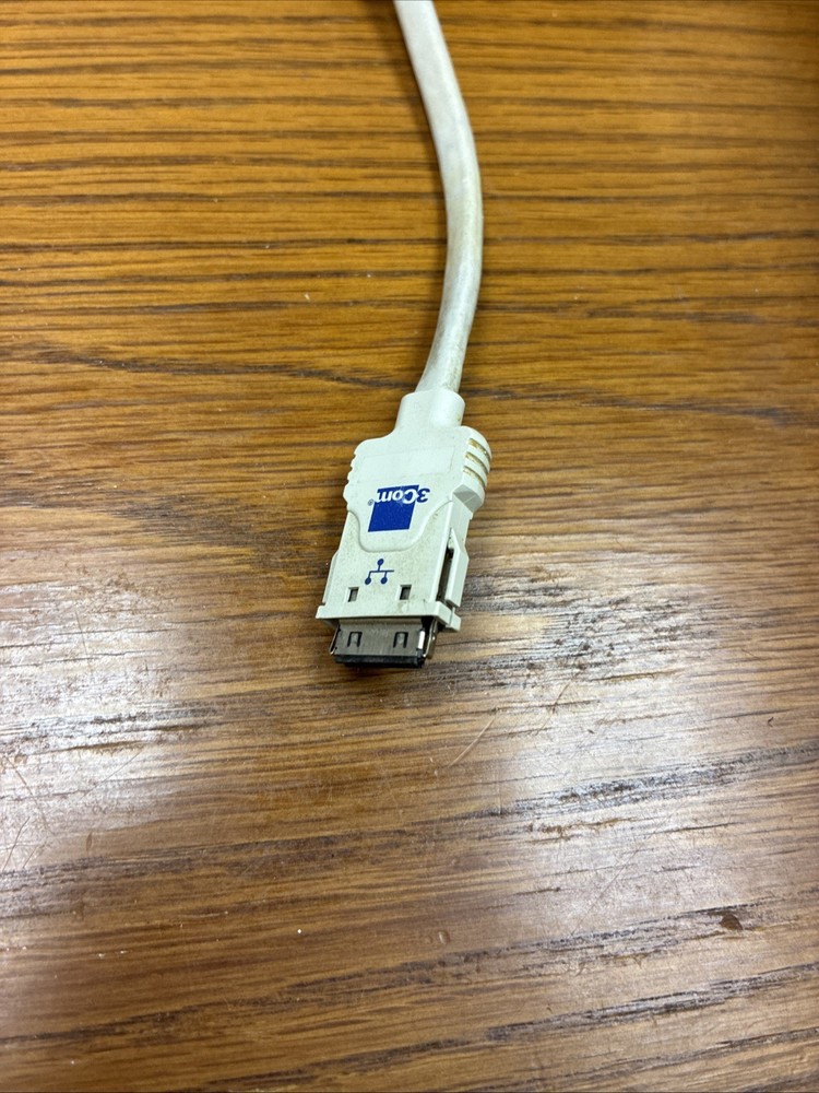 vintage 3Com Megahertz PC Card LAN cable (model 3C-PC-COMBO-CBL