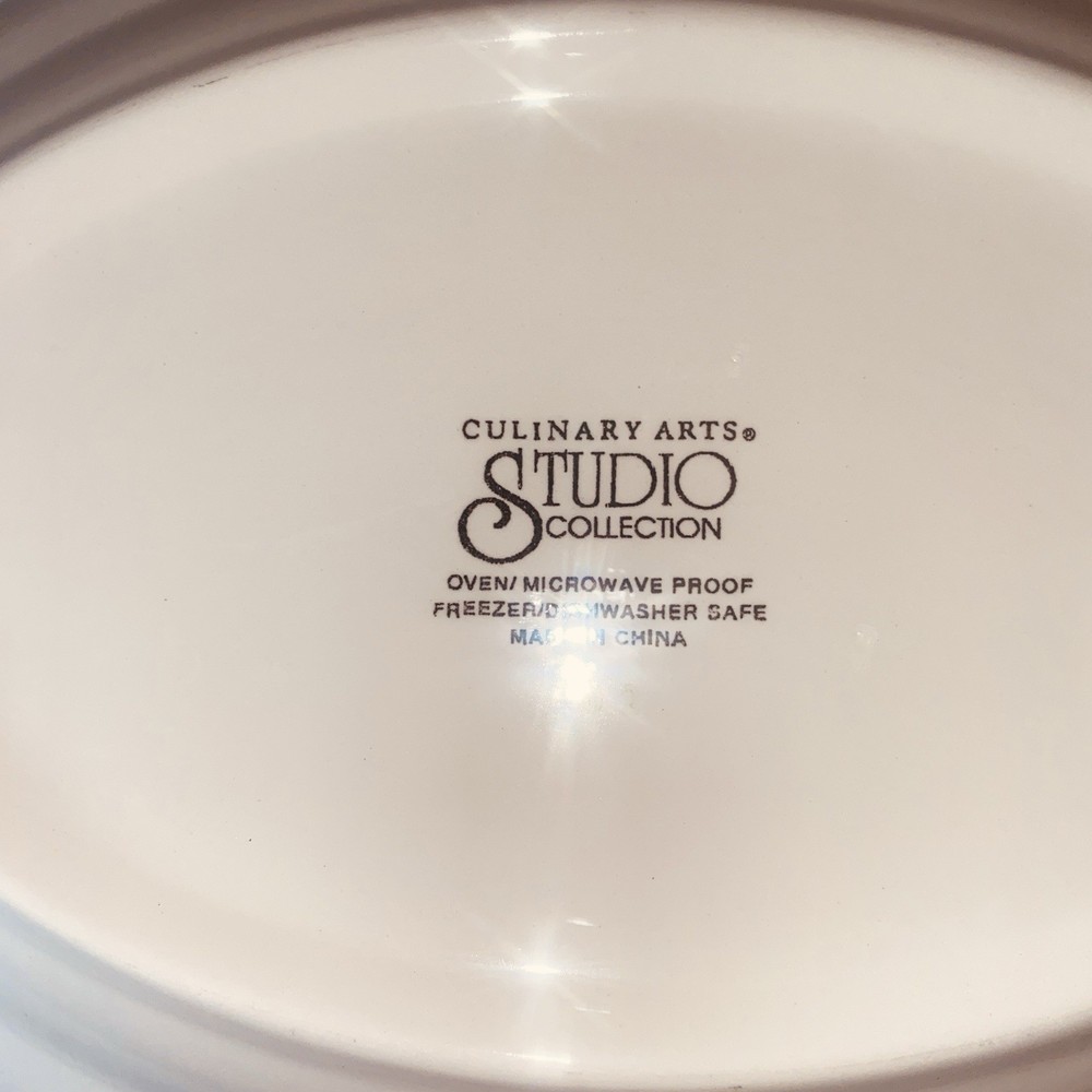 Oval Serving Platter Culinary Arts STUDIO COLLECTION JULIE INGLEMAN