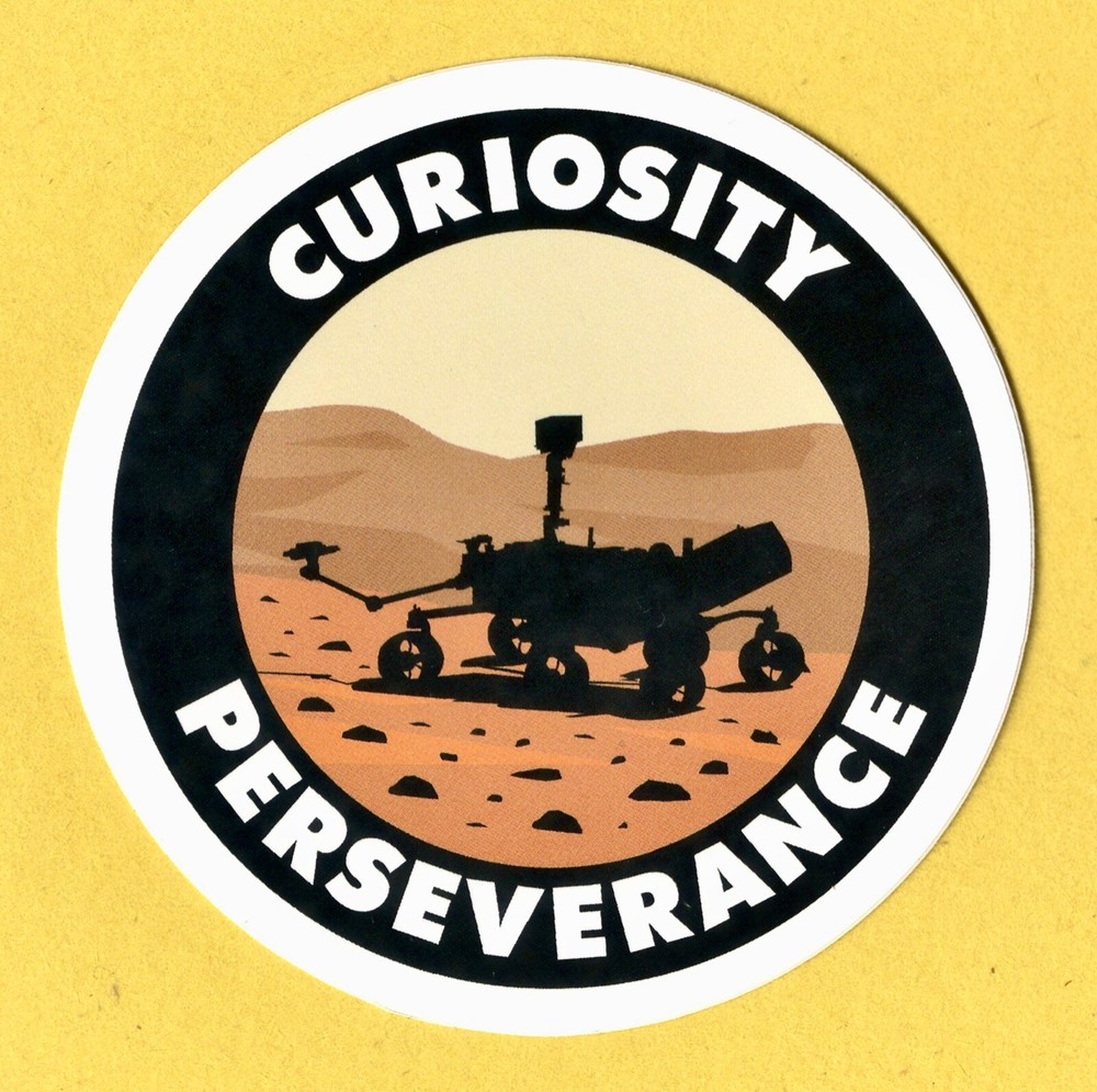 Exploring Mars Stickers Pack - NASA Rovers & Ingenuity Helicopter