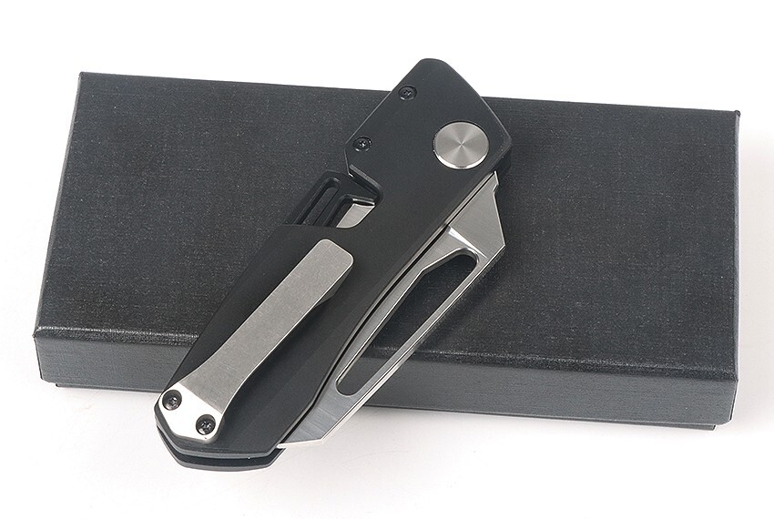 7'' New CNC Fast Opening D2 Blade Aluminum Handle Tactics Folding Tools DF04