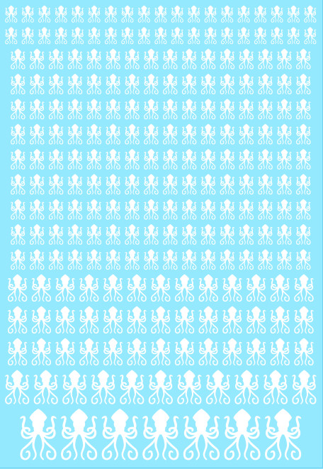 Dark Squids Custom Transfer Sheet A6