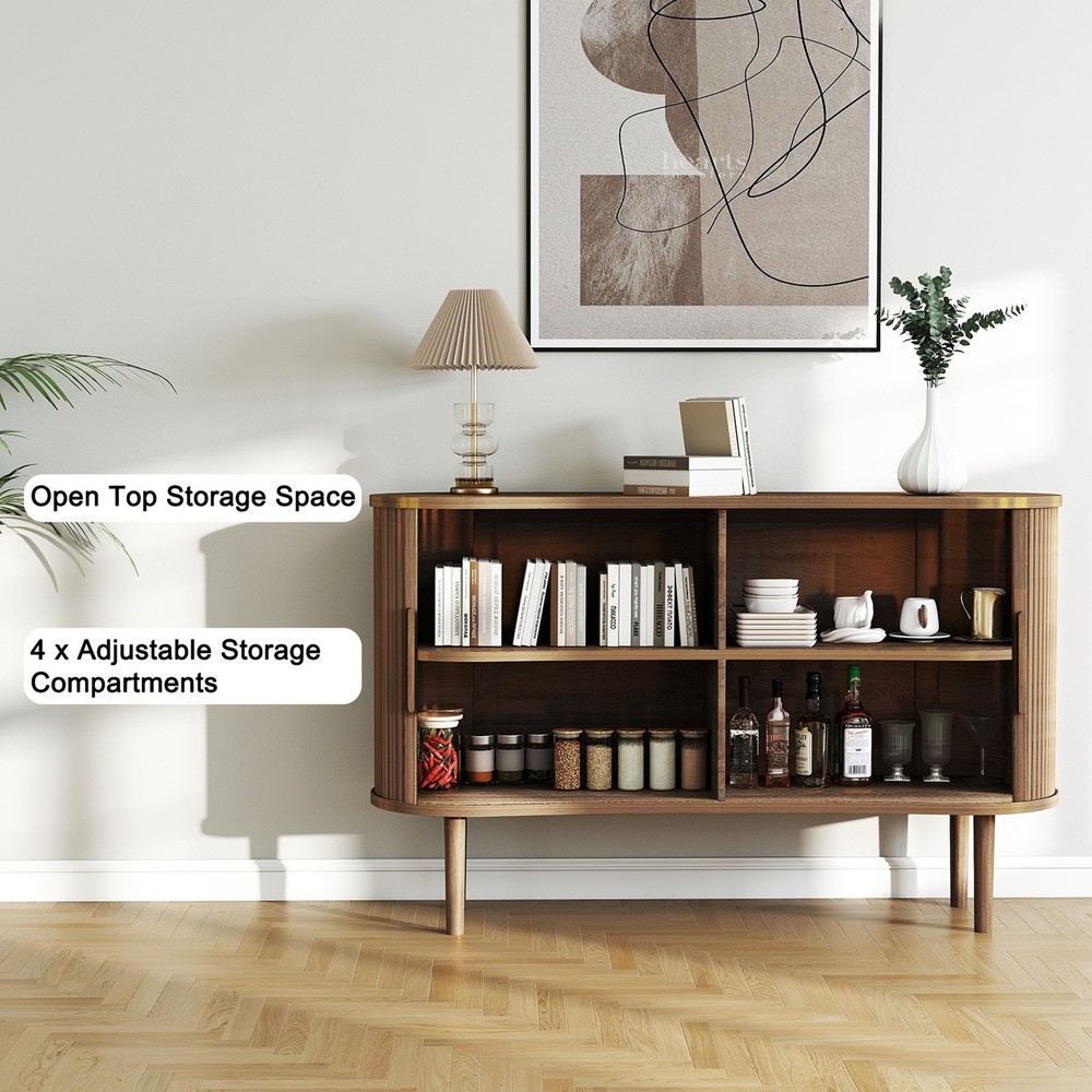 1.4M Long Modern Buffet Cabinet With Storage For Kitchen