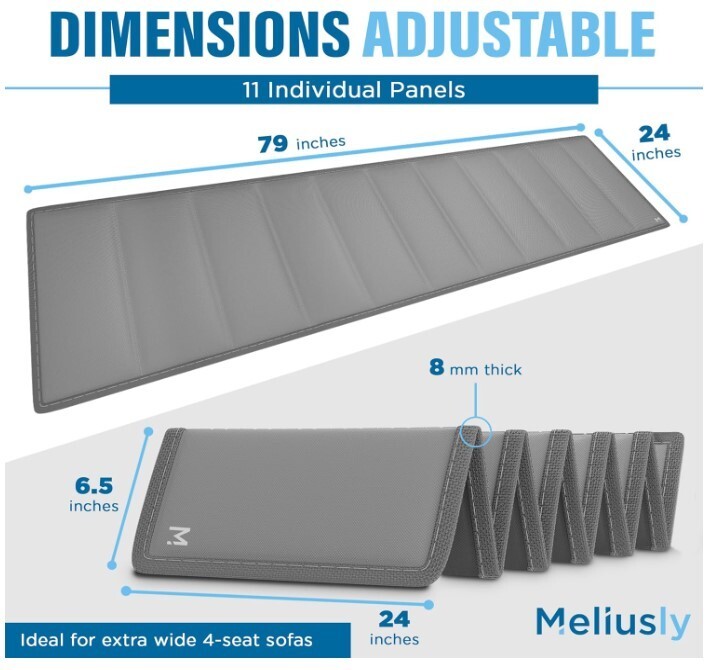 ® Extra Wide Couch Cushion Support (24x79) Long Sofa Cushion Support Board fo...