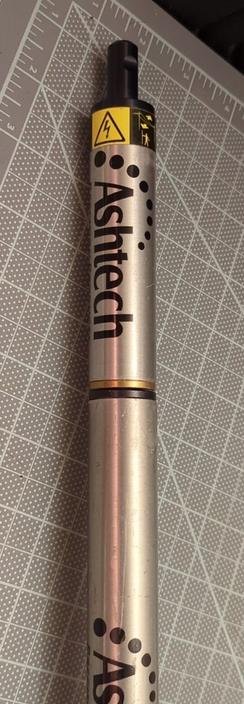 Ashtech 10ft Surveying Prism Pole with GPS Receiver Tip & Sharp Steel Pole Point