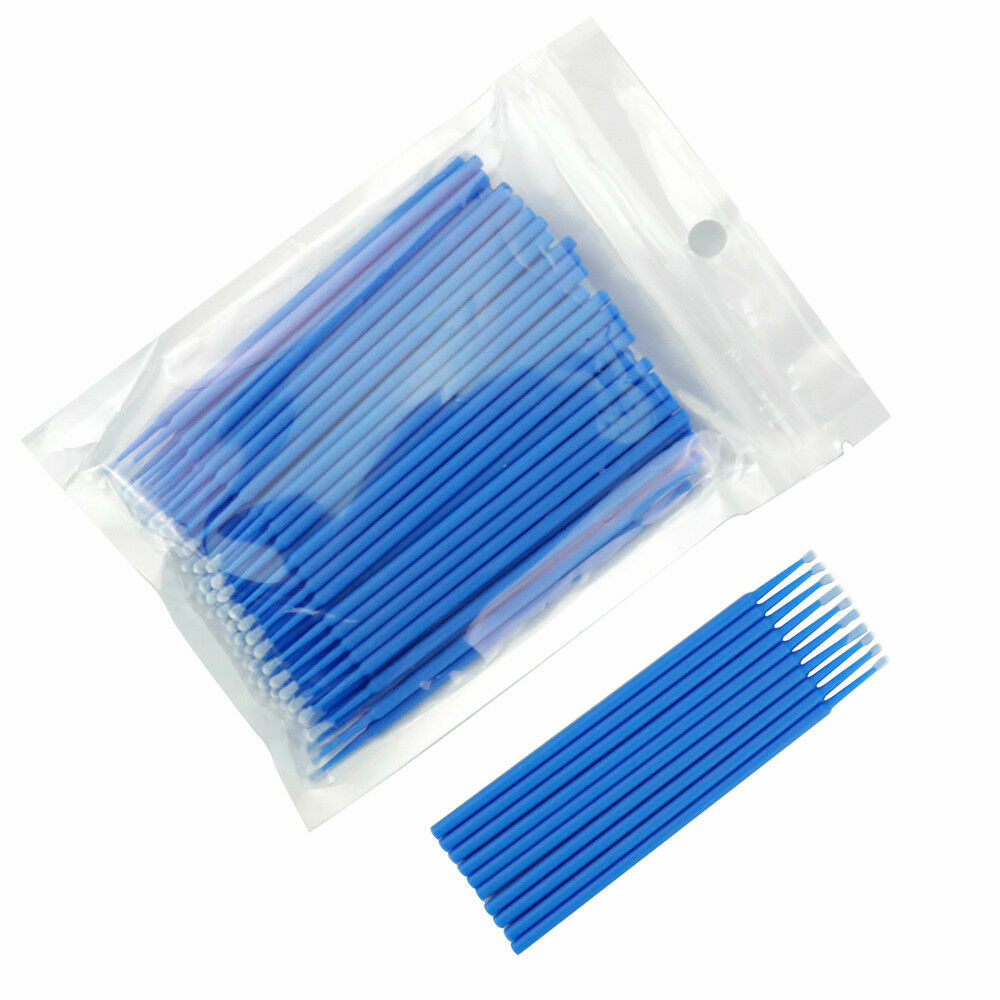 100 Pcs Dental Micro Brush Disposable Materials Tooth Applicators Medium Fine