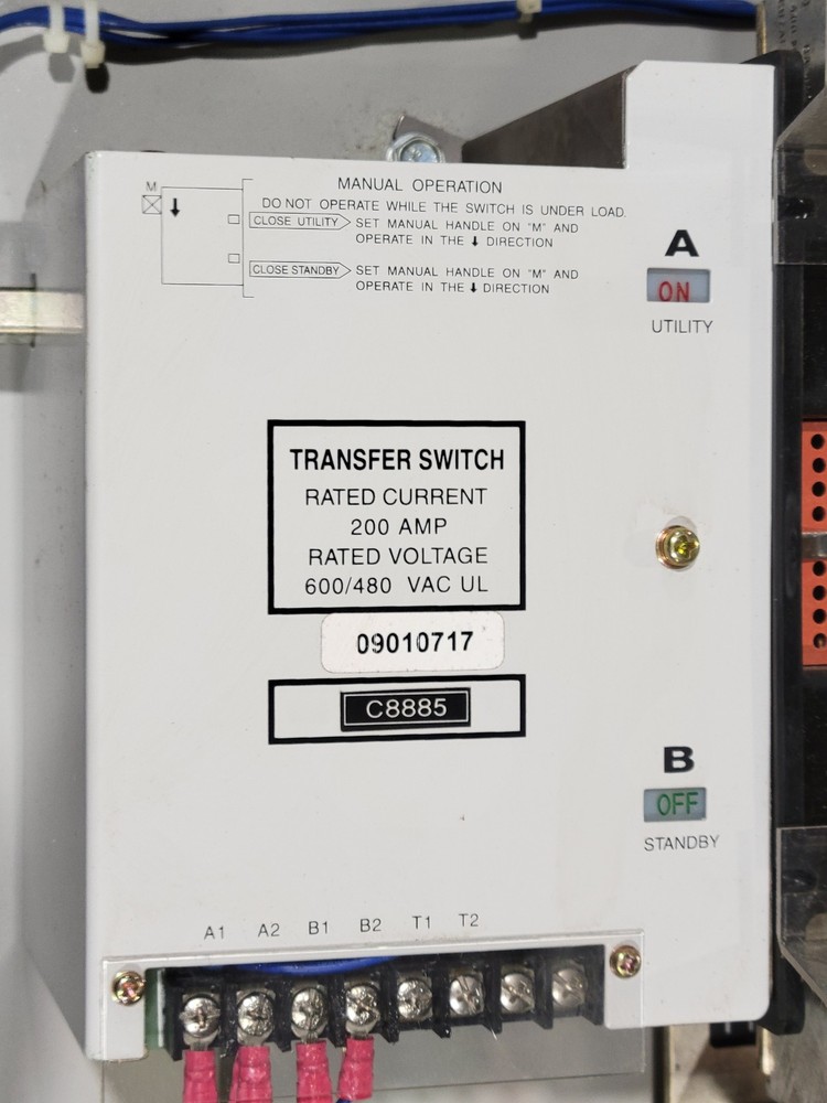 Generac RTSN200G3 Automatic Transfer Switch 200A 480V System 120/208V