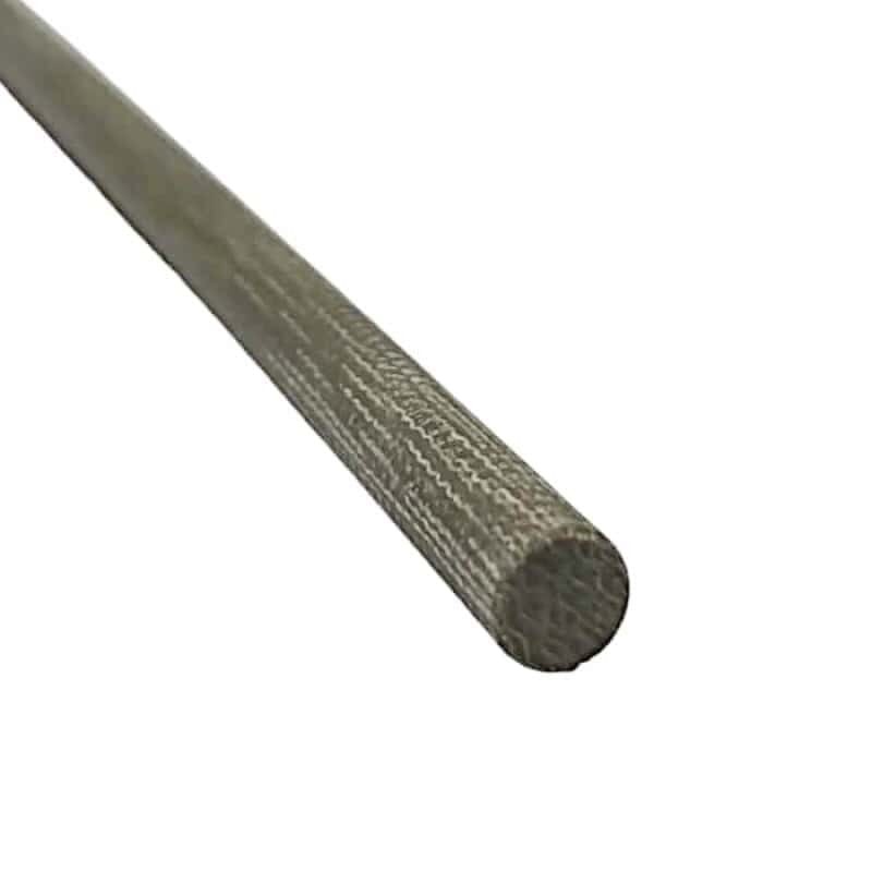 OD(olive) Green Canvas Micarta- Solid Round Rod- 1/4"