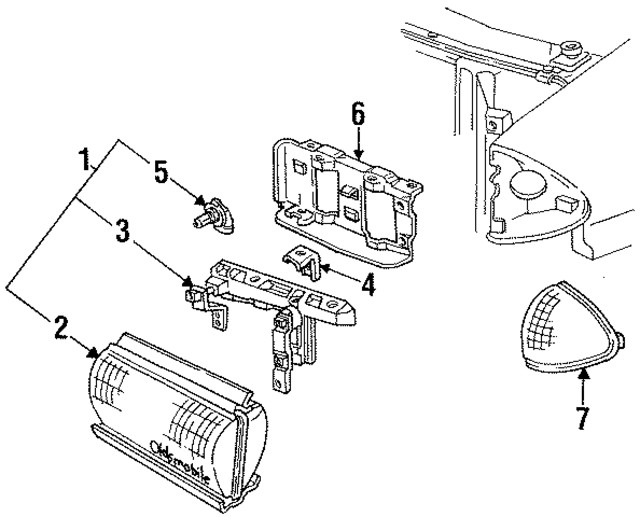 Genuine GM Mount Panel 25609334