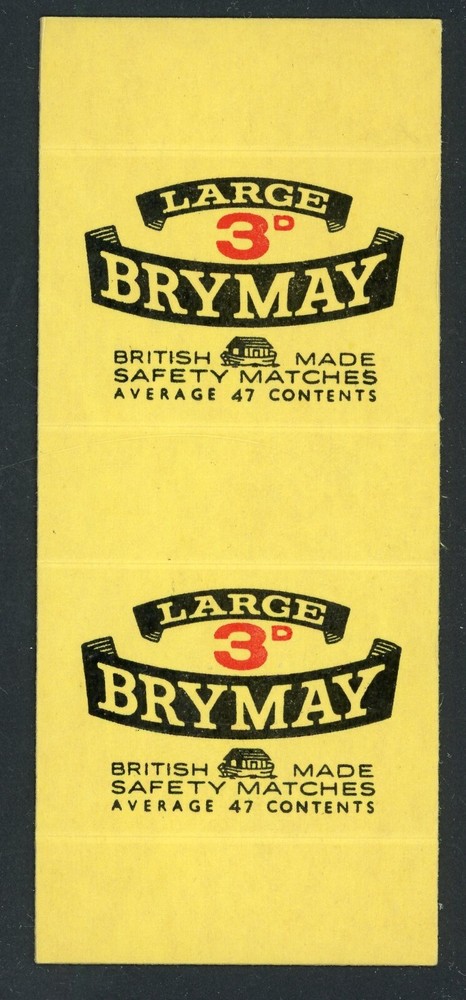 BRITISH ADVERTISING MATCHBOX COVER, LARGE BRYMAY MATCHES !! BB65
