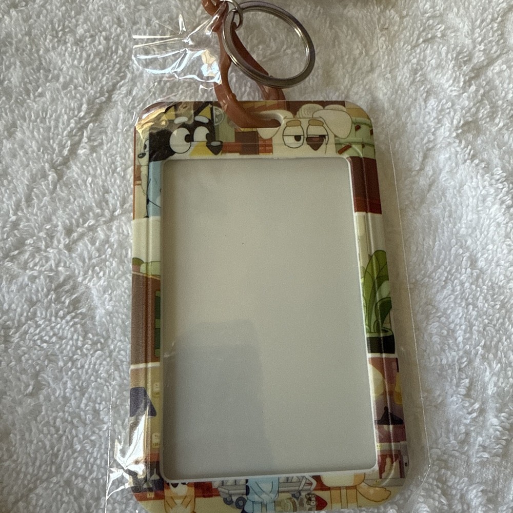 Bluey ID Holder-Dad &Friend NWT