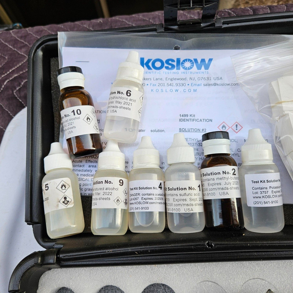 KOSLOW SCIENTIFIC Stainless Steel Inspector's Kit (1499) Sorts 5 Elements