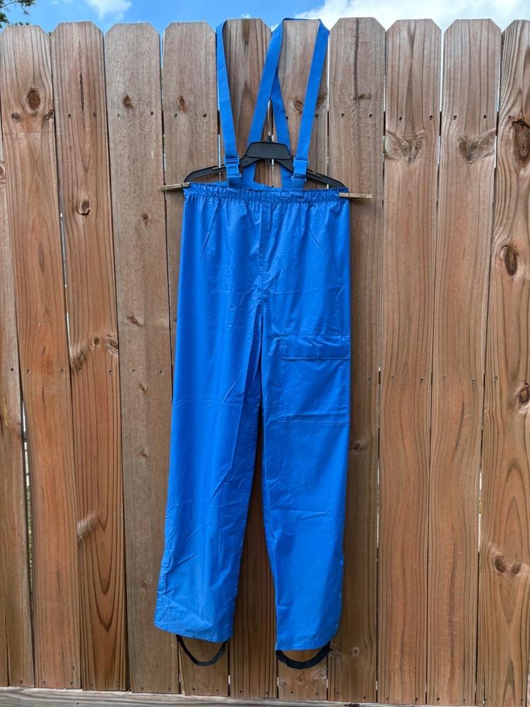 Tour Master, 2-Piece, Men's, Medium Size, Motorcycle Rain Suit, Blue, Pre-owned