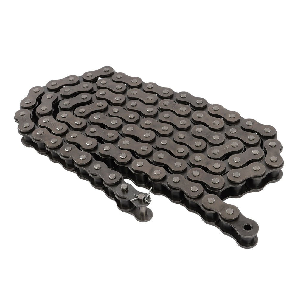 Heavy Duty #100 Roller Chain × 10 ft + 1 Connecting Links