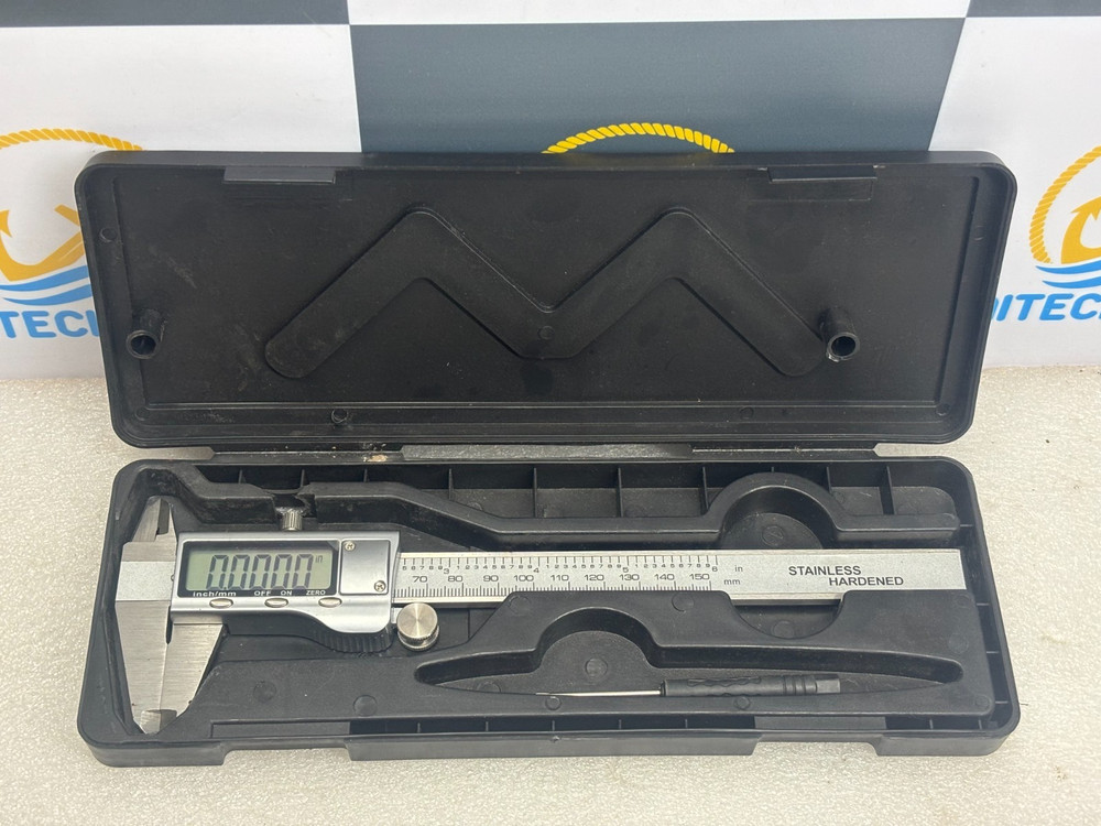 Digital Calipers 6" inch Stainless Hardened