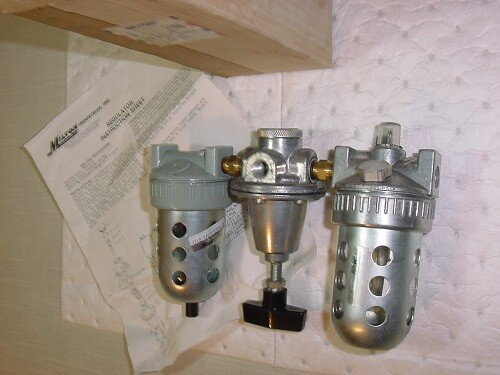 New Milton 1100 Compressed Air Regulator Filter Lubricator