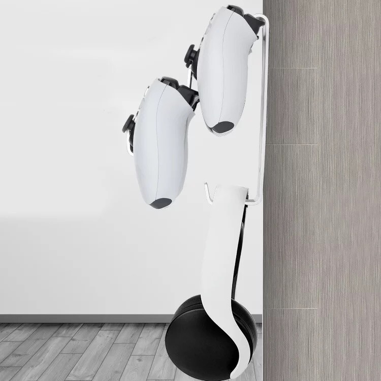 3Hook Multi-Purpose Wall Mount Bracket Holder Game Controller Headphones Headset