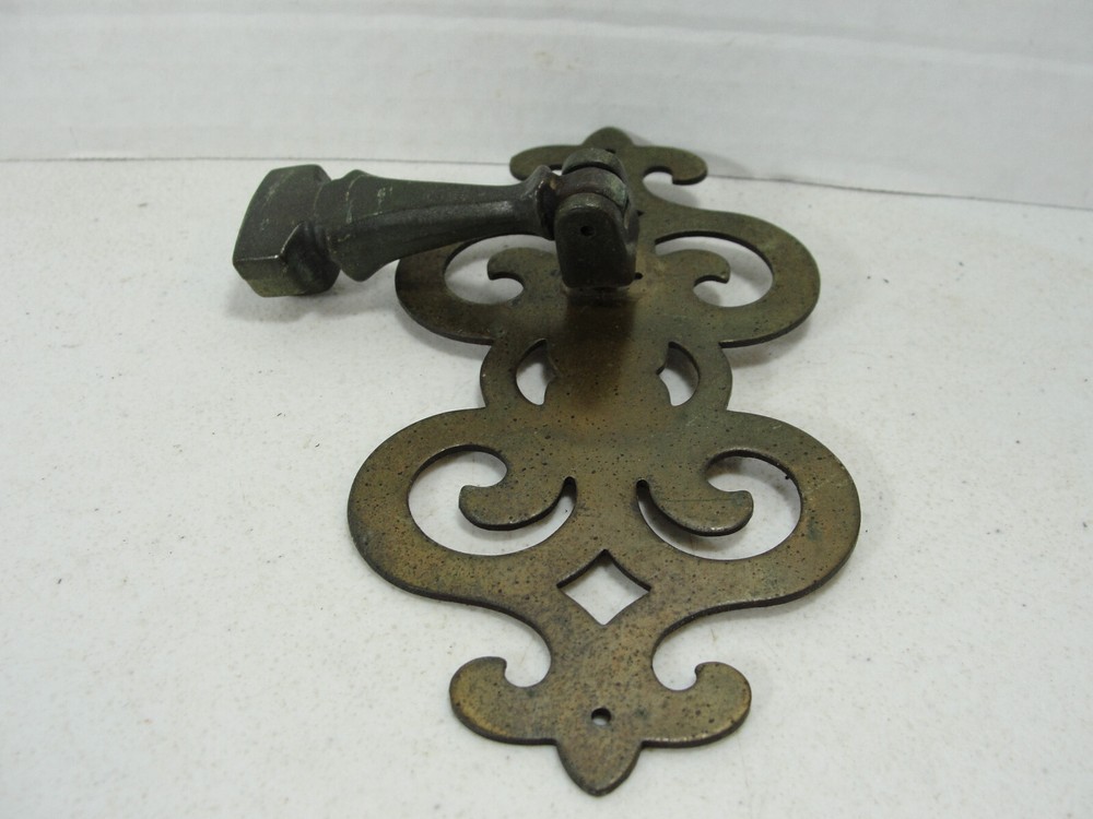 Vintage Heavy Brass Cabinet Door Pull - 5-1/2"