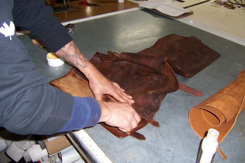 Voigt Leather Shield