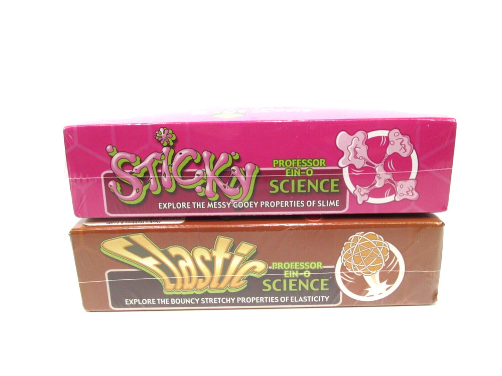 (2) Smart Boxes Elastic & Sticky Science Professor Ein-o NEW