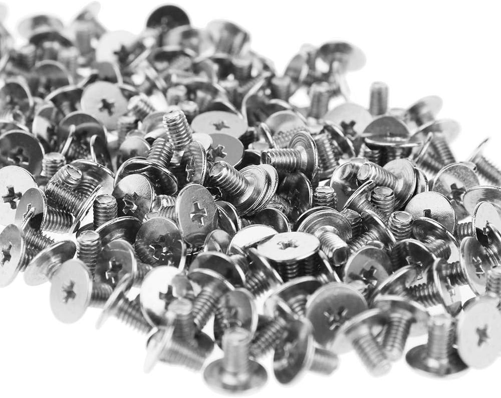 Versatile 9.5mm Silver Cone Spikes - 200 Piece DIY Rivet Set for Creatives