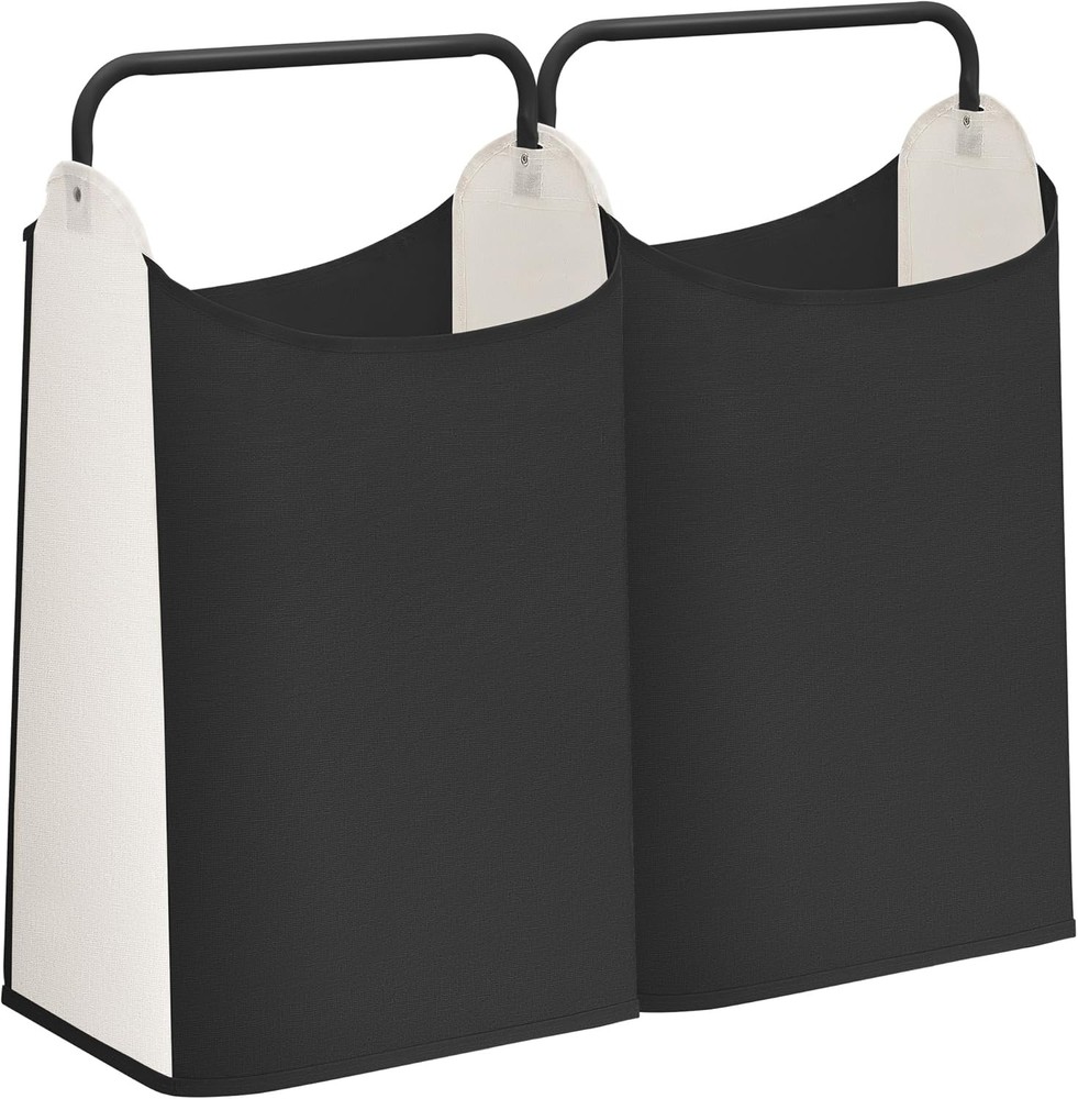 Large Laundry Hamper W/ Sturdy Metal Handle Collapsible Laundry Basket