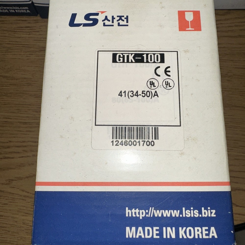 LS OVERLOAD RELAY SCREW TYPE GTK-100 - 41(34-50) A