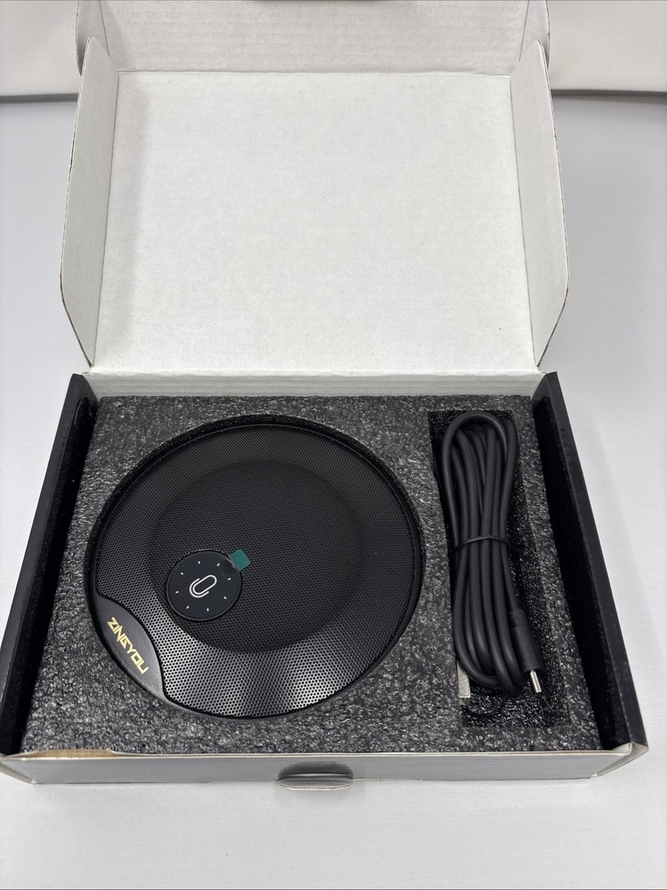ZINGYOU USB Conference Microphone 360° Omnidirectional Computer Laptop PC Mic