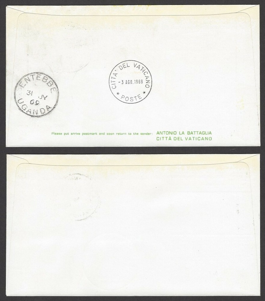 1969 Pope’s Visit to Uganda special covers (8)