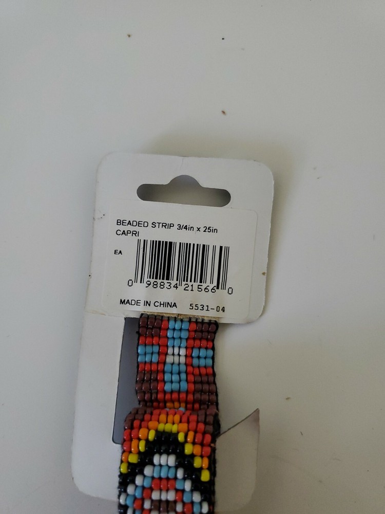 Tandy Leather Beaded strip 25' 4-variations