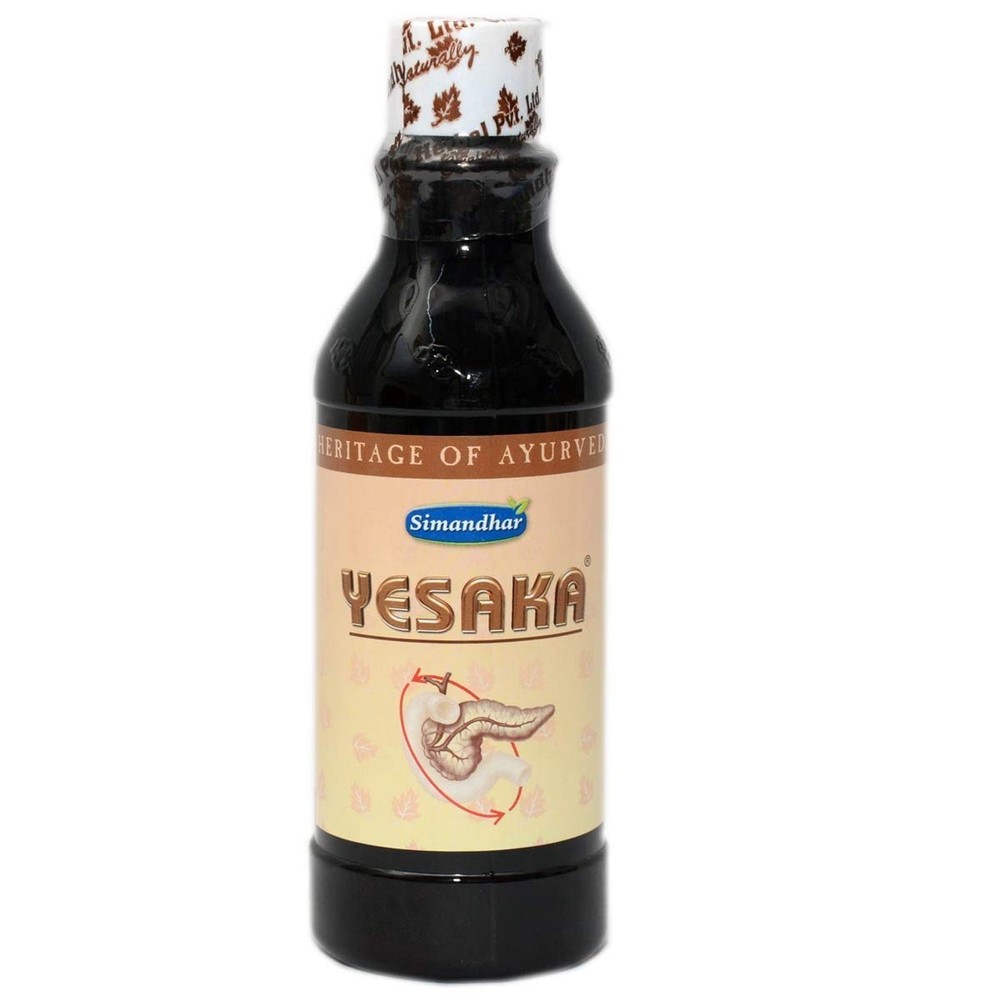 YESAKA Simandhar Syrup, Brown, 600 ml